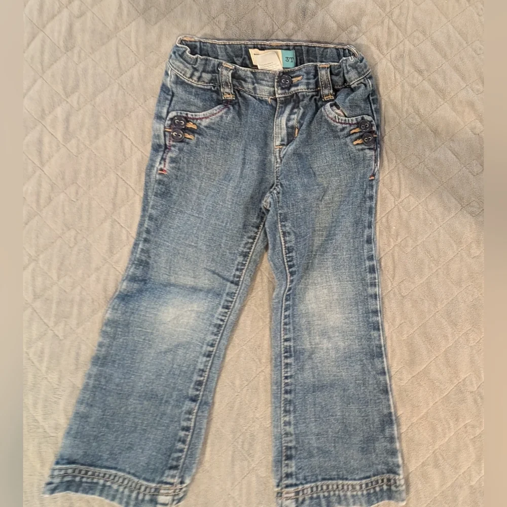 Carter's 3T Floral Blue Kids Shirt And Jeans